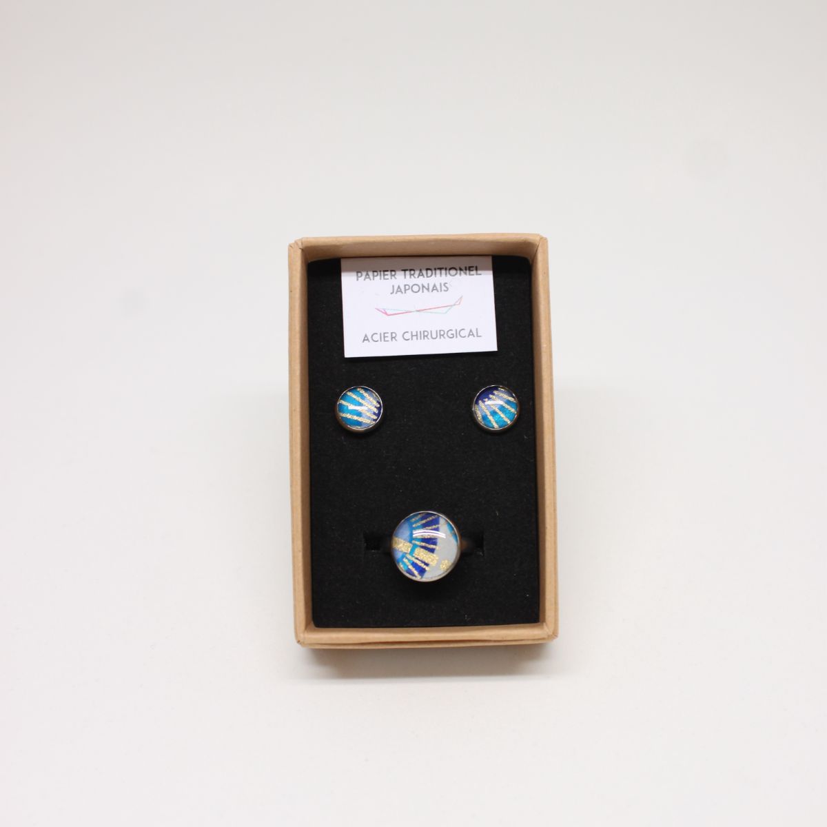 bo-055 parure cabochon washi